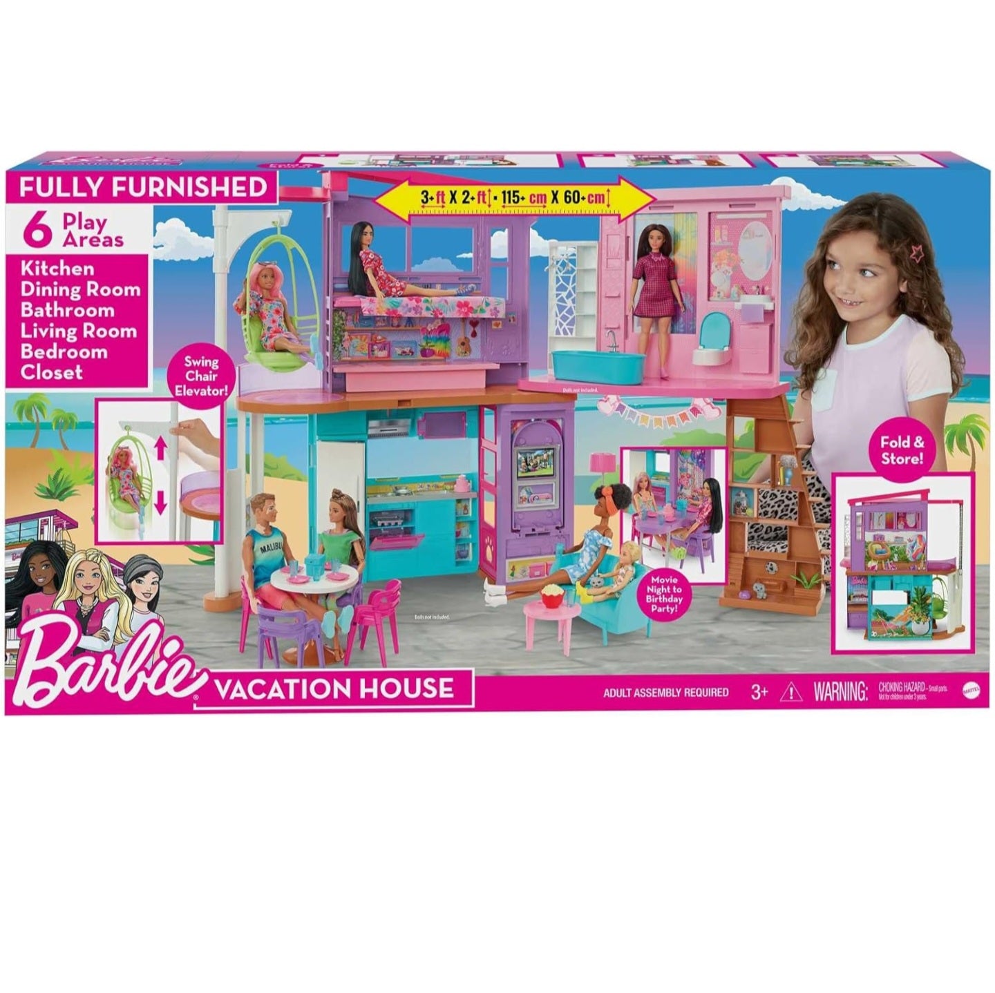 Barbie Malibu Ferien Haus